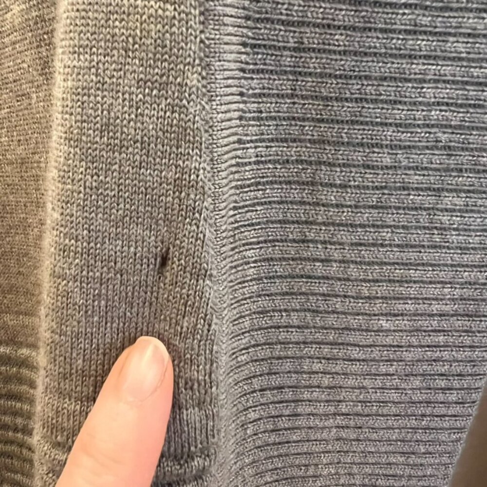 Lululemon Sit In Lotus Wrap II Cardigan Womens 6 Green Merino Wool Yoga Sweater - Picture 10 of 16